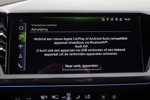 Audi Q4 Sportback e-tron 40 S edition 77 kWh 204pk | Trekhaak | 21 inch lichtmetalen velgen | Parkeercamera | Optiekpakket zwart