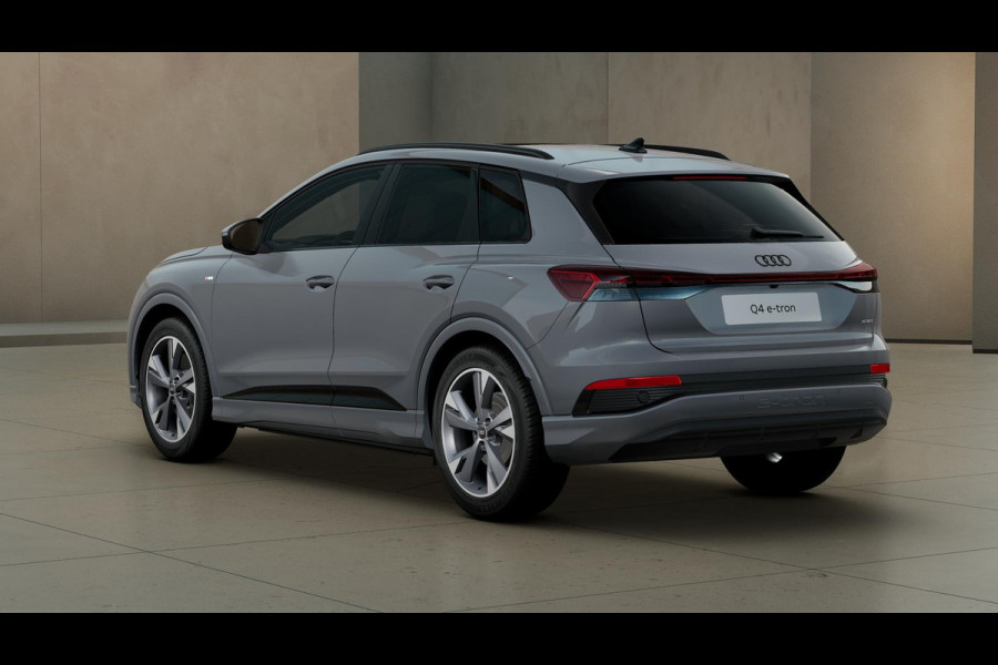 Audi Q4 e-tron 45 quattro S Edition 82 kWh achteruitrijcamera, comfortpakket plus, privacy glass, optiekpakket zwart plus