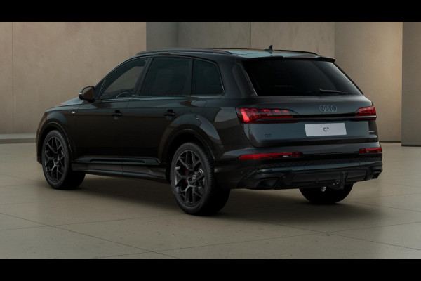 Audi Q7 55 TFSI e quattro Pro Line S panoramadak, omgevingscamera's, adaptive cruise control, B&O soundsysteem, vierwielbesturing, Sportstoelen Plus, leder interieur ruitpatroon, optiekpakket zwart Plus, trekhaak, comfortsleutel
