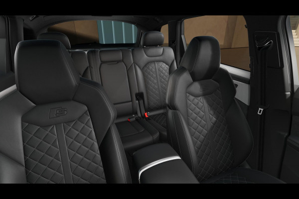 Audi Q7 55 TFSI e quattro Pro Line S panoramadak, omgevingscamera's, adaptive cruise control, B&O soundsysteem, vierwielbesturing, Sportstoelen Plus, leder interieur ruitpatroon, optiekpakket zwart Plus, trekhaak, comfortsleutel