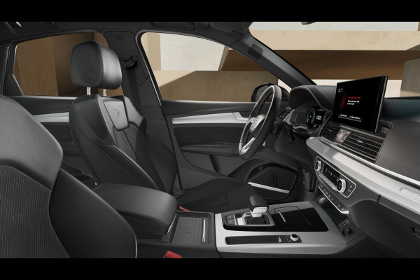 Audi Q5 Sportback S edition Competition 50 TFSI e 220 kW / 299 PK SU panoramadak, assistentiepakket parking, B&O soundsysteem, spiegelkappen carbon, lichtpakket plus, leder/alcantara interieur