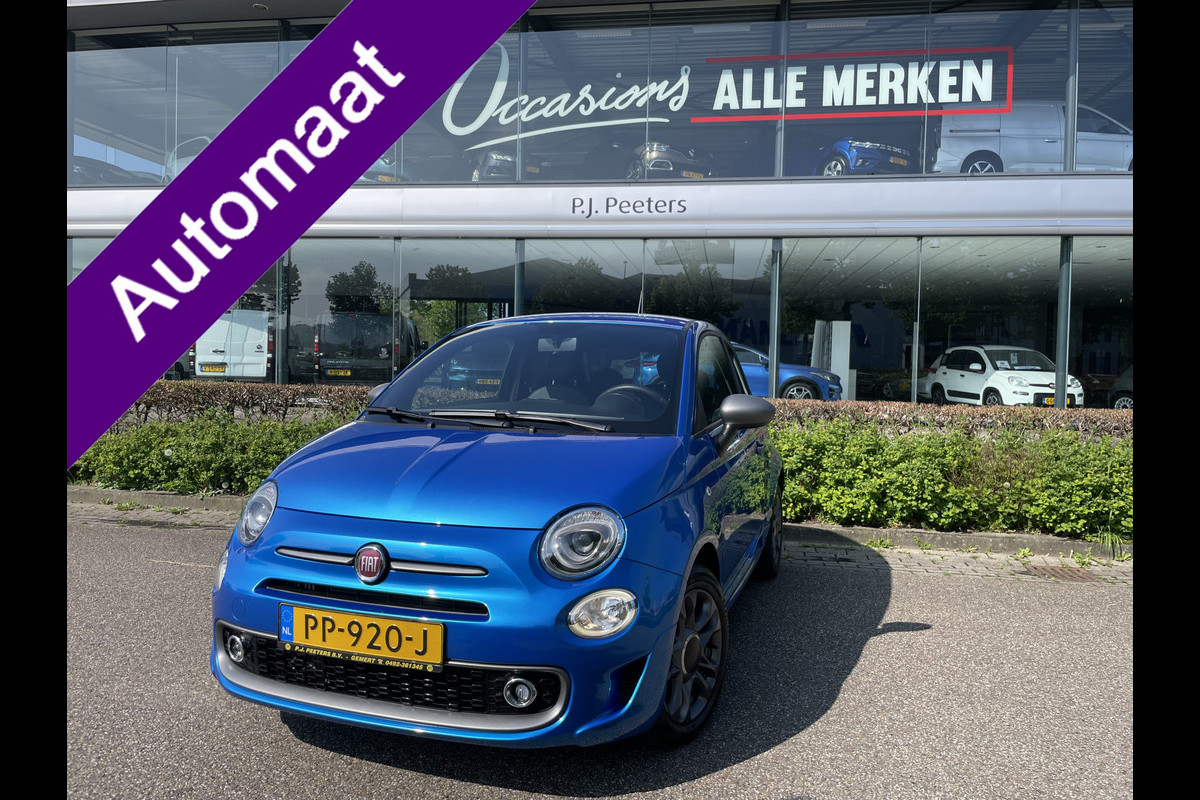 Fiat 500 0.9 TwinAir Turbo Sport Automaat - Mistlampen - Parkeersensoren achter - Licht metalen velgen - Cruise control - Navigatie - Multifunctioneel stuurwiel - extra getint glas achter Fiat 500 0.9 TwinAir Turbo Sport Automaat - Mistlampen - Parkeersensoren achter - Licht metalen velgen - Cruise control - Navigatie - Multifunctioneel stuurwiel - extra getint glas achter
