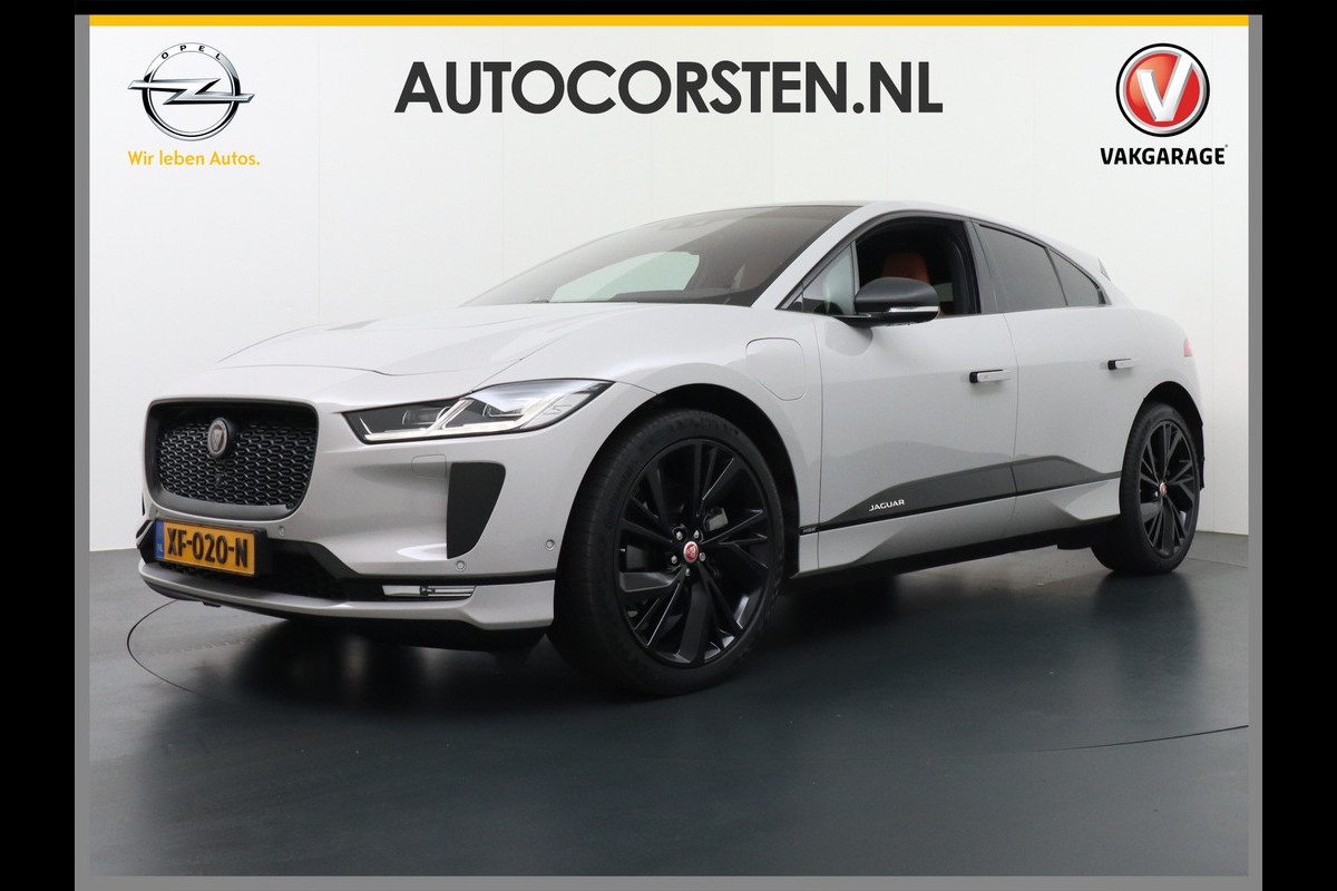 Jaguar I-PACE EV400 PK First HSE Pano-Dak Matrix LED Luchtvering €108K-nieuw! Lmv 22" Alcantara Stuur Leder-KuipStoelen+Ventilatie+Geheugen Ap Meridian™ Surround 825Watt Dual-Ecc achter ! Driver-Assistance-Pack AEB DodehoekDetector ASR Hill-Hold Roll-Stability Control Verkeersborddetectie vermoeidheidsherkenning Uitparke Orig. NLse auto 4,8sec 0-100 Snelladen tot 104kw DC 696Nm koppel ! 90kwh accu ! Jaguar I-PACE EV400 PK First HSE Pano-Dak Matrix LED Luchtvering €108K-nieuw! Lmv 22" Alcantara Stuur Leder-KuipStoelen+Ventilatie+Geheugen Ap Meridian™ Surround 825Watt Dual-Ecc achter ! Driver-Assistance-Pack AEB DodehoekDetector ASR Hill-Hold Roll-Stability Control Verkeersborddetectie vermoeidheidsherkenning Uitparke Orig. NLse auto 4,8sec 0-100 Snelladen tot 104kw DC 696Nm koppel ! 90kwh accu !