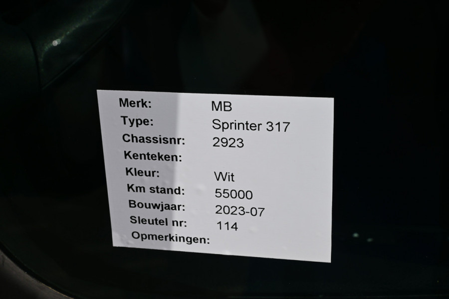 Mercedes-Benz Sprinter 317 CDI L3H2 MBUX navigatie met camera en parkeersensoren, Stoelverwarming, Brake assyst