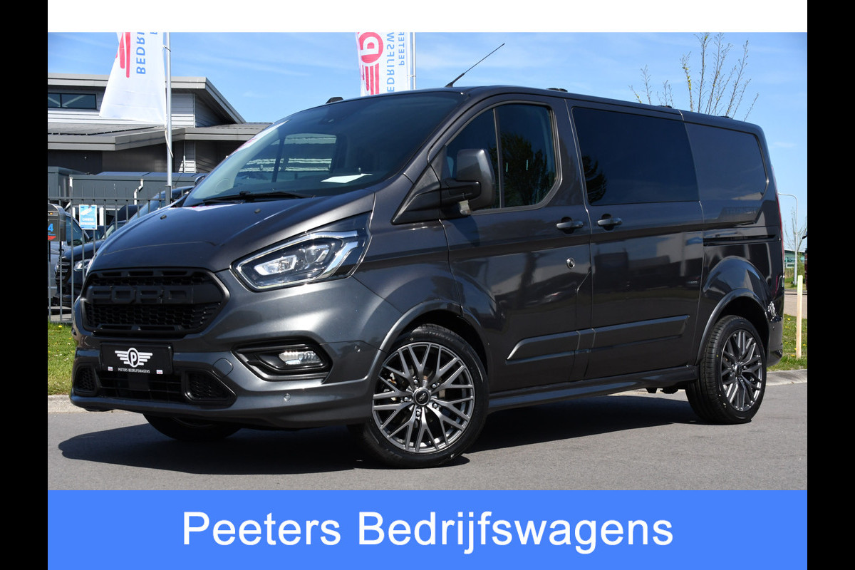 Ford Transit Custom 320 2.0 TDCI L1H1 Sport DC Adaptieve Cruise, Camera, Carplay, 185PK, Leder, Automaat, Dodehoek, UNIEK! Ford Transit Custom 320 2.0 TDCI L1H1 Sport DC Adaptieve Cruise, Camera, Carplay, 185PK, Leder, Automaat, Dodehoek, UNIEK!