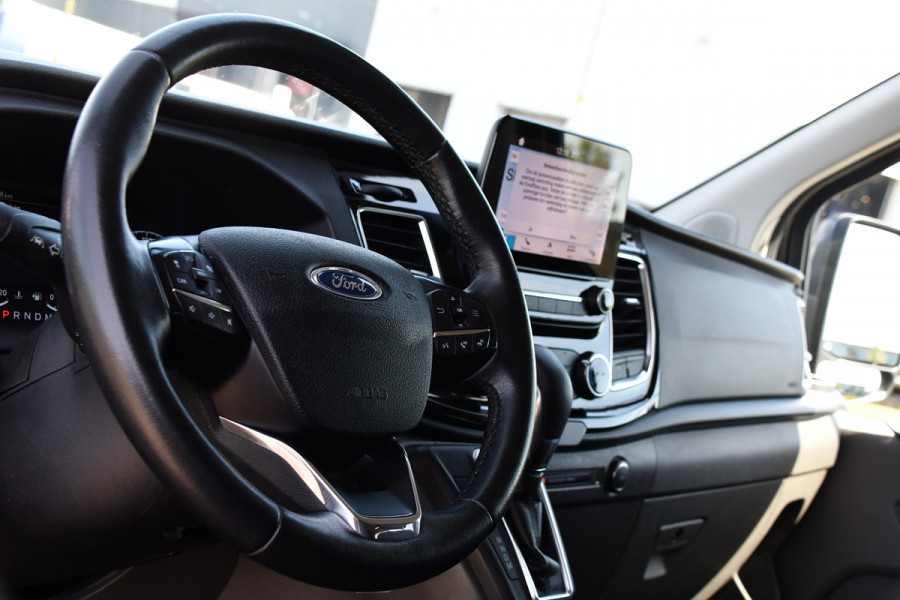 Ford Transit Custom 320 2.0 TDCI L1H1 Sport DC Adaptieve Cruise, Camera, Carplay, 185PK, Leder, Automaat, Dodehoek, UNIEK!