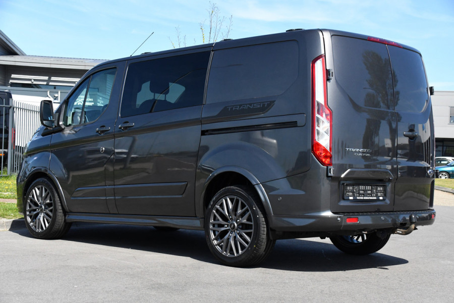 Ford Transit Custom 320 2.0 TDCI L1H1 Sport DC Adaptieve Cruise, Camera, Carplay, 185PK, Leder, Automaat, Dodehoek, UNIEK!