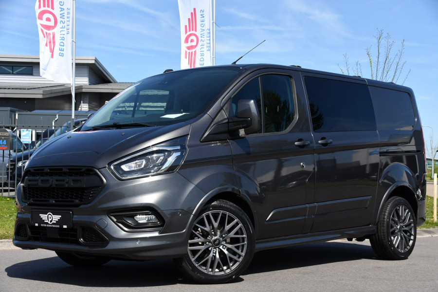 Ford Transit Custom 320 2.0 TDCI L1H1 Sport DC Adaptieve Cruise, Camera, Carplay, 185PK, Leder, Automaat, Dodehoek, UNIEK!