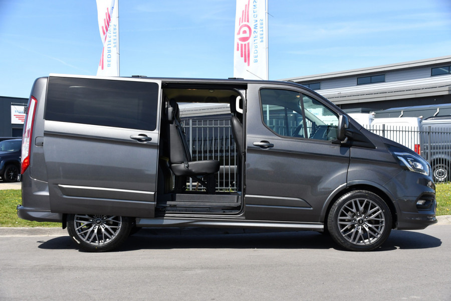 Ford Transit Custom 320 2.0 TDCI L1H1 Sport DC Adaptieve Cruise, Camera, Carplay, 185PK, Leder, Automaat, Dodehoek, UNIEK!