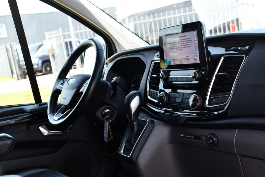 Ford Transit Custom 320 2.0 TDCI L1H1 Sport DC Adaptieve Cruise, Camera, Carplay, 185PK, Leder, Automaat, Dodehoek, UNIEK!