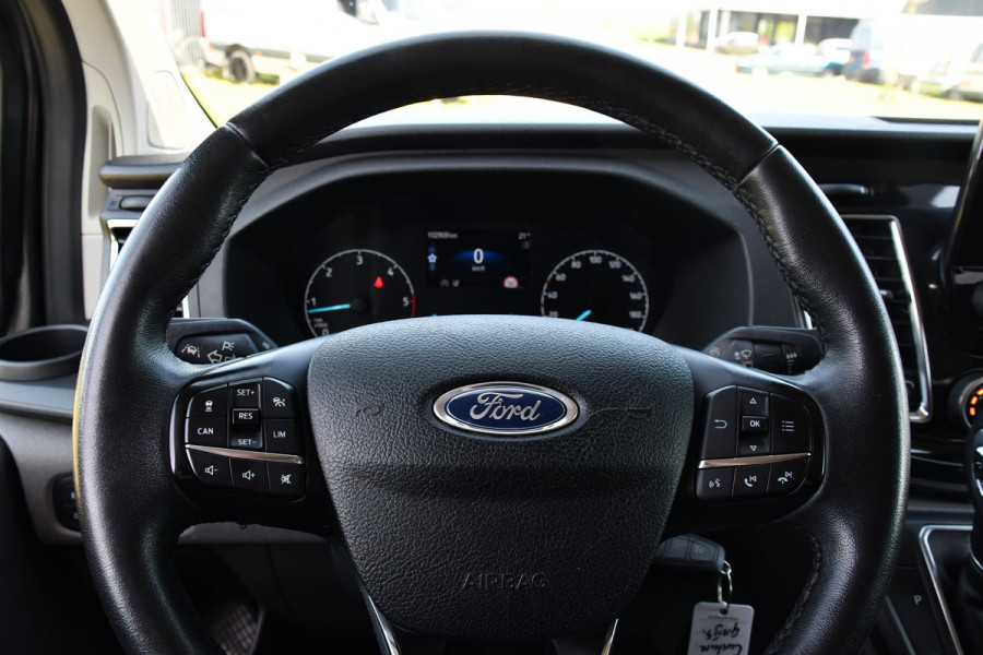 Ford Transit Custom 320 2.0 TDCI L1H1 Sport DC Adaptieve Cruise, Camera, Carplay, 185PK, Leder, Automaat, Dodehoek, UNIEK!