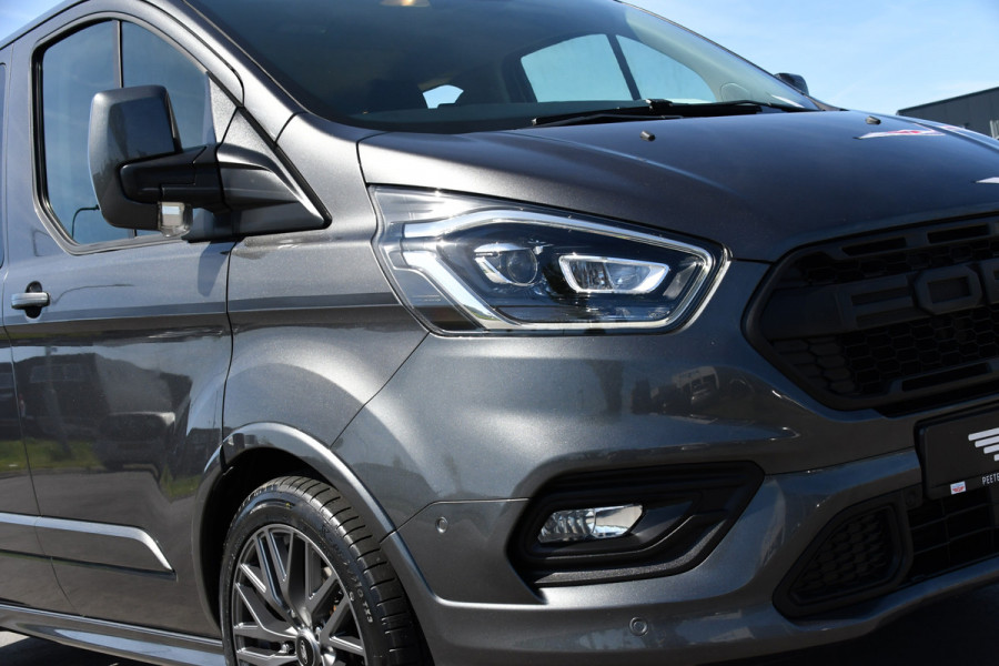 Ford Transit Custom 320 2.0 TDCI L1H1 Sport DC Adaptieve Cruise, Camera, Carplay, 185PK, Leder, Automaat, Dodehoek, UNIEK!