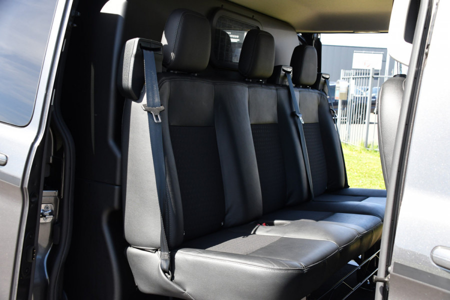Ford Transit Custom 320 2.0 TDCI L1H1 Sport DC Adaptieve Cruise, Camera, Carplay, 185PK, Leder, Automaat, Dodehoek, UNIEK!