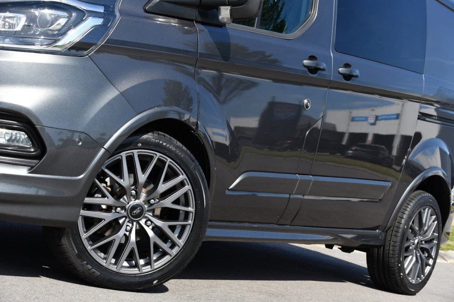 Ford Transit Custom 320 2.0 TDCI L1H1 Sport DC Adaptieve Cruise, Camera, Carplay, 185PK, Leder, Automaat, Dodehoek, UNIEK!