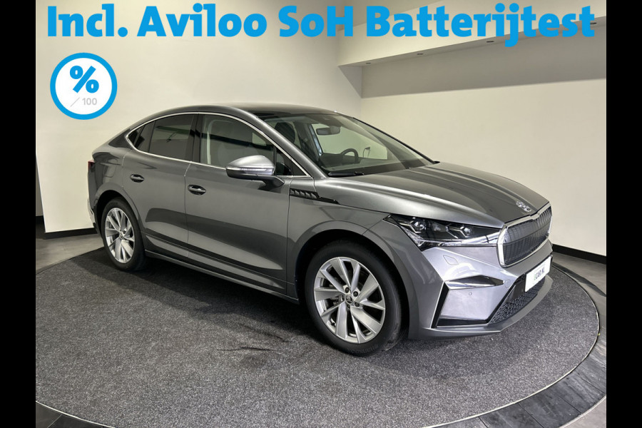 Škoda Enyaq Coupé 60 Sportline | LED | Glazen dak  | Lichtmetalen Velgen 20 inch | NIEUW! Vanuit voorraad leverbaar | SoH (batterijcheck) 100 % score!