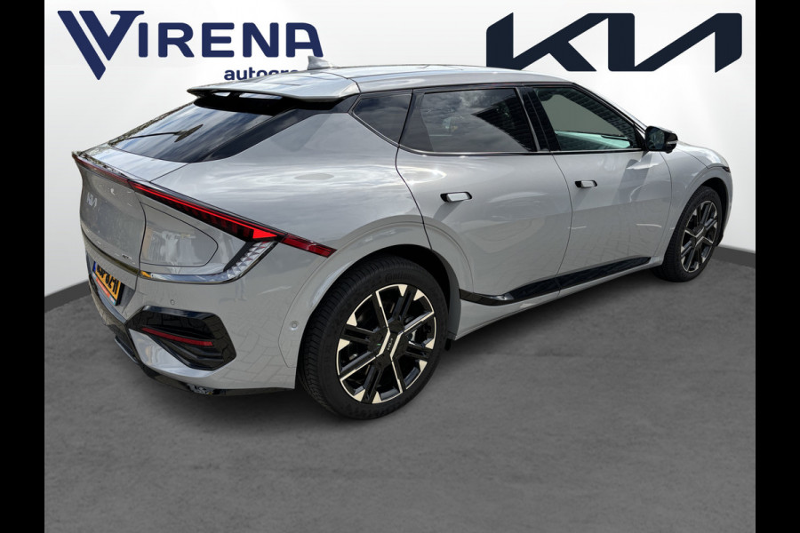 Kia Ev6 GT-Line 84 kWh Rijdende Demo - Apple Carplay/Android Auto - Adaptief Cruise Control - Dodehoekdetectie -  Stoel -/stuurverwarming Fabrieksgarantie 09-2031