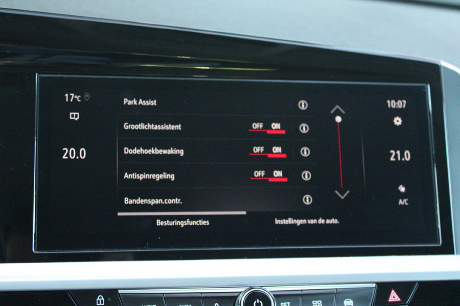 Opel Grandland 1.2 Turbo 136PK AUTOMAAT Hybrid GS | BLACK PACK | STOEL/STUUR VERWARMING | NAVIGATIE | APPLE CARPLAY/ANDROID AUTO | DODEHOEK DETECTIE | 18" LICHTMETALEN VELGEN | DAB+ RADIO | PARKEERSENSOREN VOOR + ACHTER | ADAPTIVE CRUISE CONTROL | ACHTERUITRIJ CAMERA |