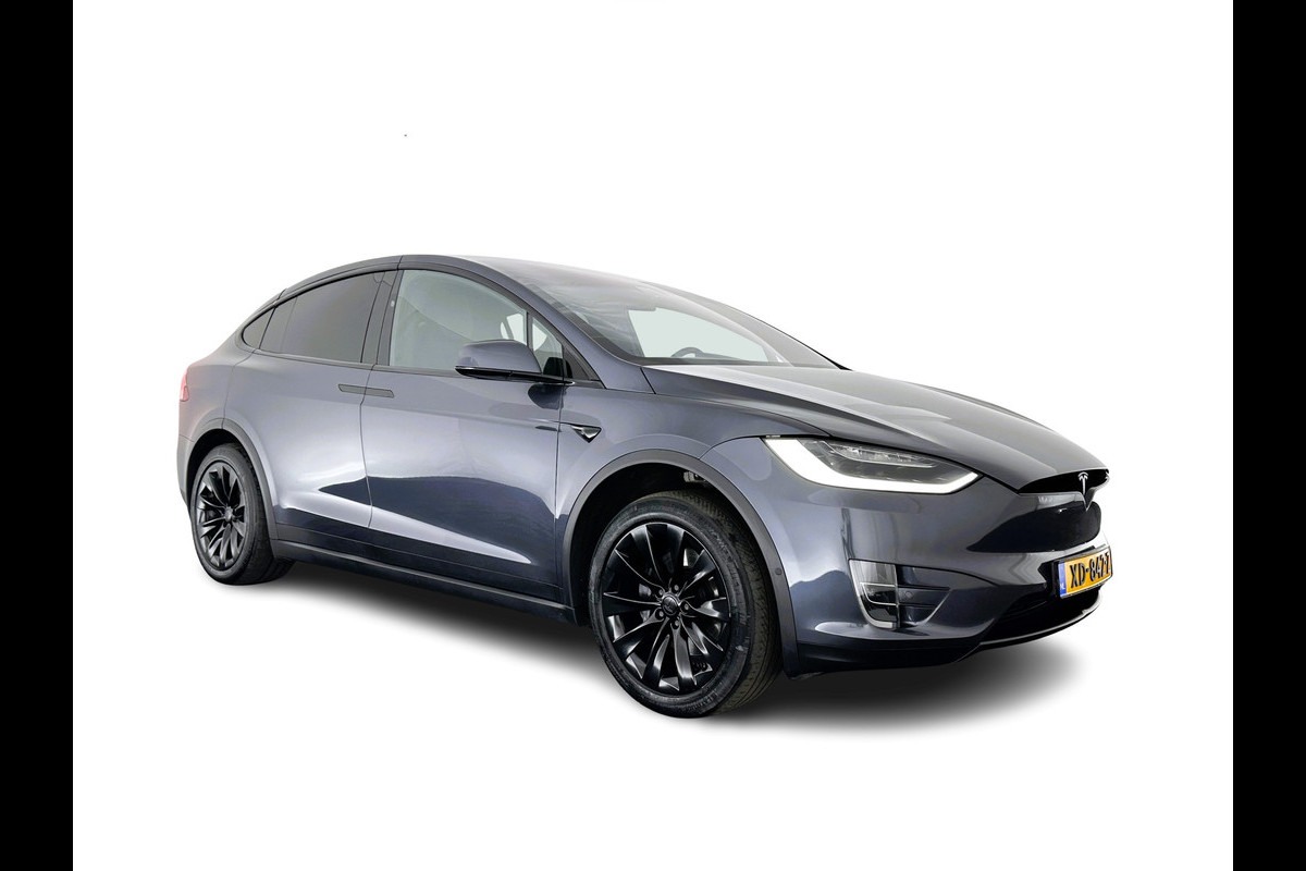 Tesla Model X 100D [ 3-Fase ] (INCL.BTW) *AUTO-PILOT | FULL-LEATHER | TOWBAR | NAVI-FULLMAP | FULL-LED | AIR-SUSPENSION | DIGI-COCKPIT | KEYLESS | CAMERA | DAB+ | COMFORT-SEATS | 20''ALU*