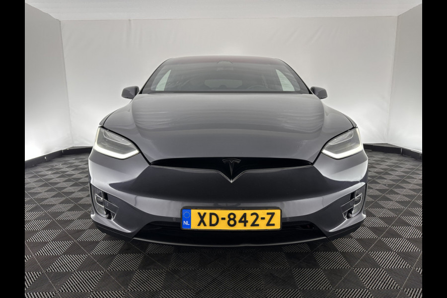 Tesla Model X 100D [ 3-Fase ] (INCL.BTW) *AUTO-PILOT | FULL-LEATHER | TOWBAR | NAVI-FULLMAP | FULL-LED | AIR-SUSPENSION | DIGI-COCKPIT | KEYLESS | CAMERA | DAB+ | COMFORT-SEATS | 20''ALU*