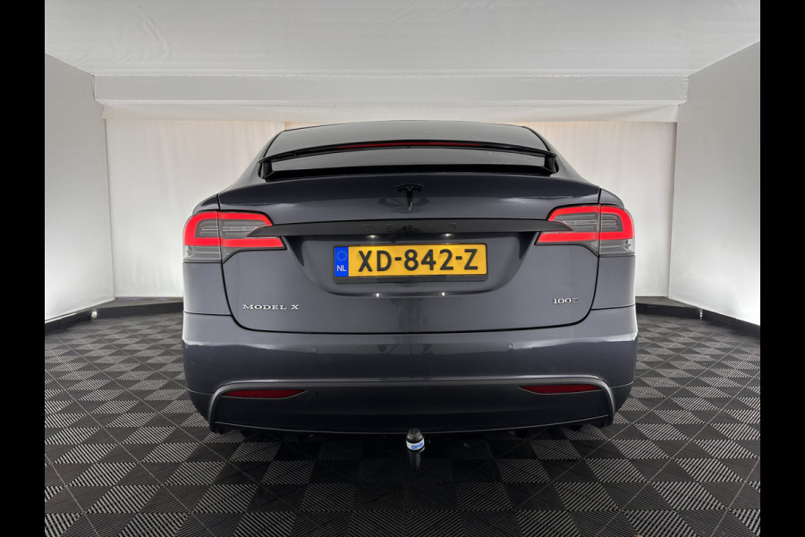 Tesla Model X 100D [ 3-Fase ] (INCL.BTW) *AUTO-PILOT | FULL-LEATHER | TOWBAR | NAVI-FULLMAP | FULL-LED | AIR-SUSPENSION | DIGI-COCKPIT | KEYLESS | CAMERA | DAB+ | COMFORT-SEATS | 20''ALU*