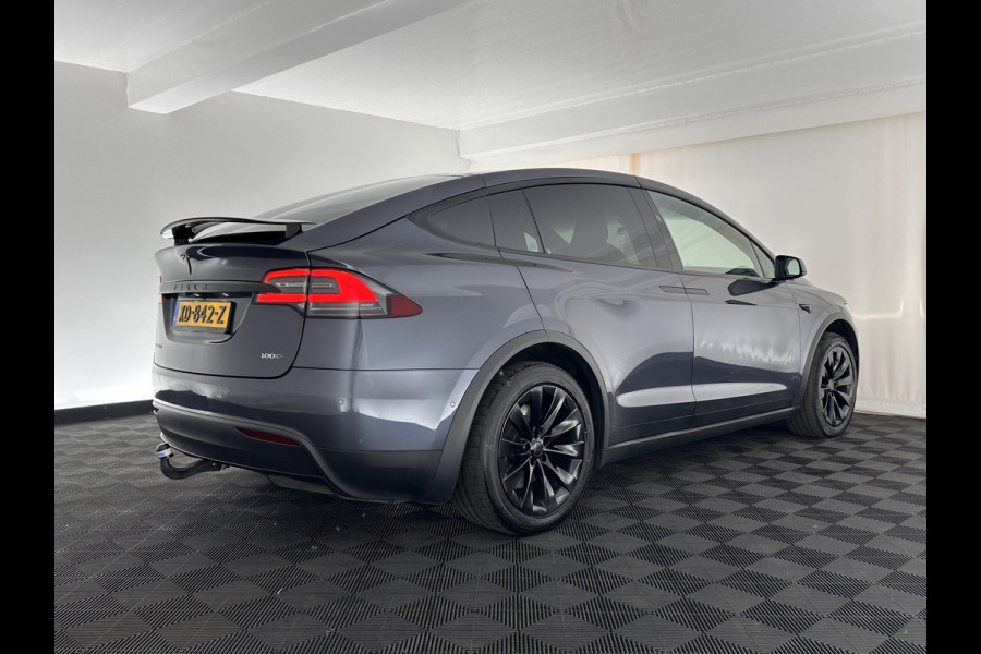 Tesla Model X 100D [ 3-Fase ] (INCL.BTW) *AUTO-PILOT | FULL-LEATHER | TOWBAR | NAVI-FULLMAP | FULL-LED | AIR-SUSPENSION | DIGI-COCKPIT | KEYLESS | CAMERA | DAB+ | COMFORT-SEATS | 20''ALU*