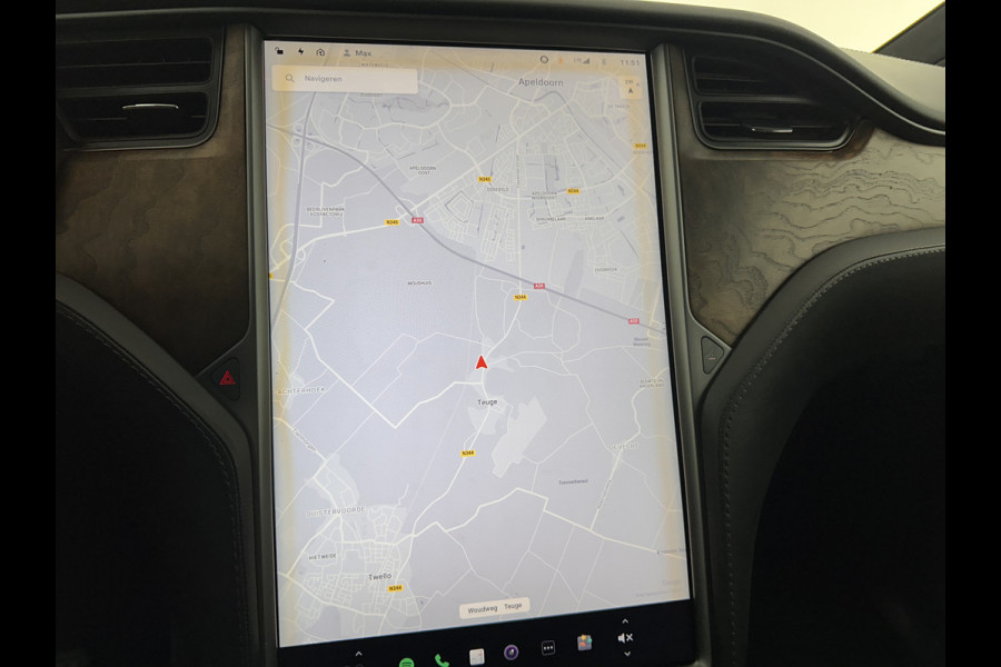 Tesla Model X 100D [ 3-Fase ] (INCL.BTW) *AUTO-PILOT | FULL-LEATHER | TOWBAR | NAVI-FULLMAP | FULL-LED | AIR-SUSPENSION | DIGI-COCKPIT | KEYLESS | CAMERA | DAB+ | COMFORT-SEATS | 20''ALU*
