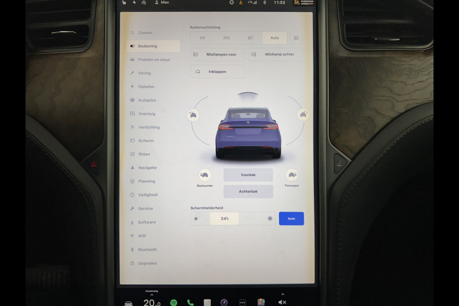 Tesla Model X 100D [ 3-Fase ] (INCL.BTW) *AUTO-PILOT | FULL-LEATHER | TOWBAR | NAVI-FULLMAP | FULL-LED | AIR-SUSPENSION | DIGI-COCKPIT | KEYLESS | CAMERA | DAB+ | COMFORT-SEATS | 20''ALU*