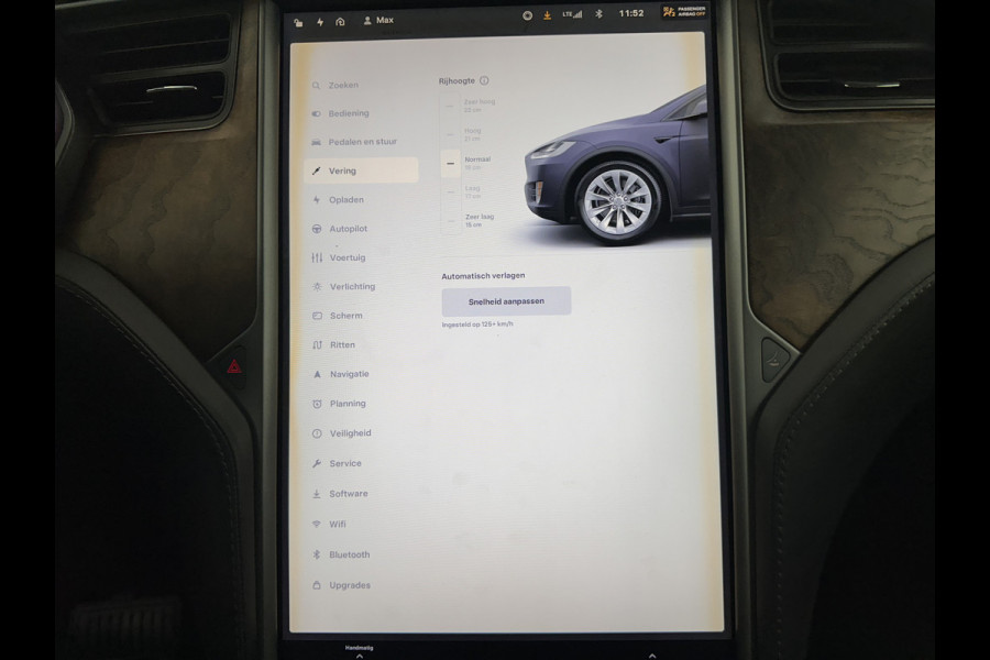 Tesla Model X 100D [ 3-Fase ] (INCL.BTW) *AUTO-PILOT | FULL-LEATHER | TOWBAR | NAVI-FULLMAP | FULL-LED | AIR-SUSPENSION | DIGI-COCKPIT | KEYLESS | CAMERA | DAB+ | COMFORT-SEATS | 20''ALU*