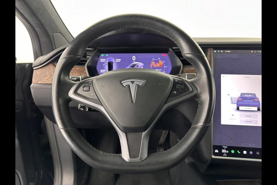 Tesla Model X 100D [ 3-Fase ] (INCL.BTW) *AUTO-PILOT | FULL-LEATHER | TOWBAR | NAVI-FULLMAP | FULL-LED | AIR-SUSPENSION | DIGI-COCKPIT | KEYLESS | CAMERA | DAB+ | COMFORT-SEATS | 20''ALU*