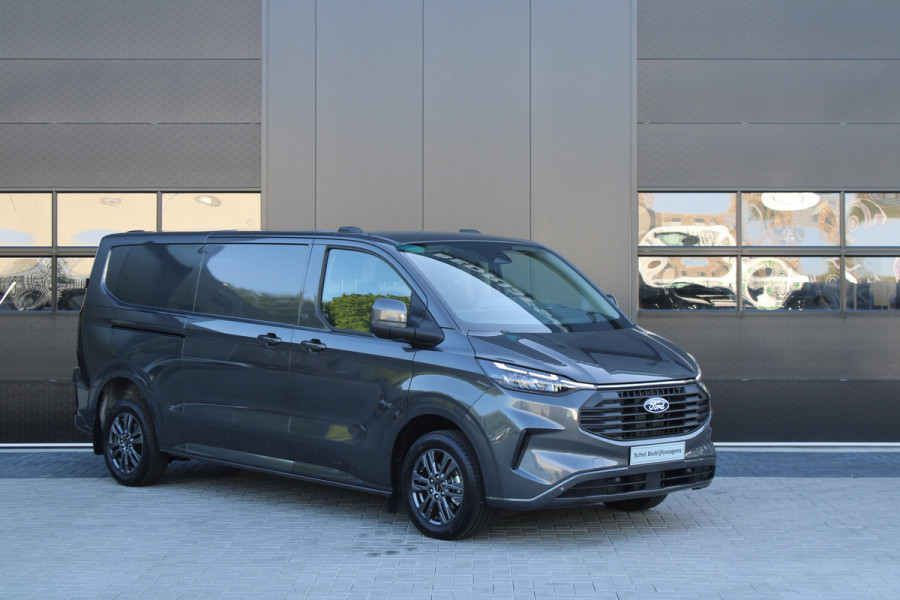 Ford Transit Custom 320 2.0 TDCI L2H1 Limited 170pk - 2x Schuifdeur - Adaptive Cruise - Verwarmd stuur - Blind spot - Navigatie - Camera - Draadloos