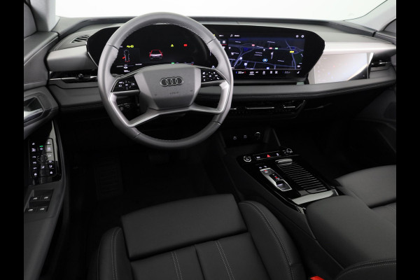 Audi Q6 Advanced edition e-tron perf 225kW/306pk 100Kwh Ha Tech Plus pakket, sportstoelen met leder, bumpers in kleur carrosserie, omgevingscamera's