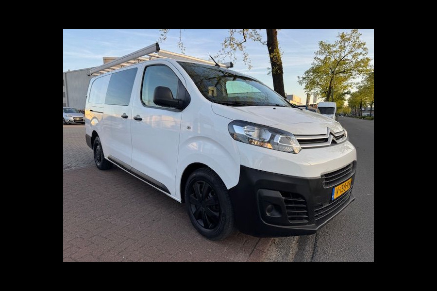 Citroën Jumpy 2.0 BlueHDI 120 Club XL Dubbel Cabine Lange Uitvoering Airco,Cruisecontrol,Navigatie Euro6