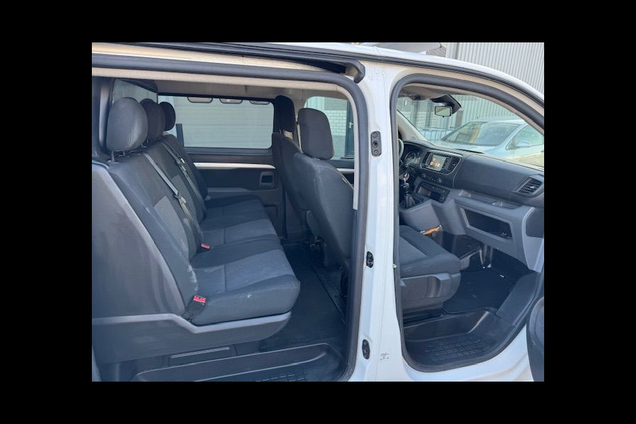 Citroën Jumpy 2.0 BlueHDI 120 Club XL Dubbel Cabine Lange Uitvoering Airco,Cruisecontrol,Navigatie Euro6