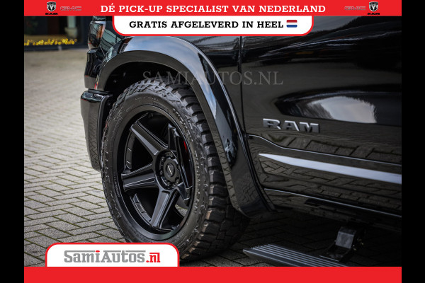 Dodge Ram NIGHT PREMIUM 2025 | BOM VOL + 14.4 INCH SCHERM | LUCHTVERING | HUD | HURRICANE 420PK 636 Nm | PRIJS MET LPG EN COVER EN GARANTI DUBBELE CABINE | PICK UP | 5 PERSOONS | DC | GRIJSKENTEKEN | VOORRAAD NR 2287 - 3384