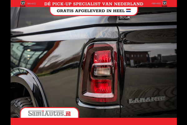 Dodge Ram NIGHT PREMIUM 2025 | BOM VOL + 14.4 INCH SCHERM | LUCHTVERING | HUD | HURRICANE 420PK 636 Nm | PRIJS MET LPG EN COVER EN GARANTI DUBBELE CABINE | PICK UP | 5 PERSOONS | DC | GRIJSKENTEKEN | VOORRAAD NR 2287 - 3384