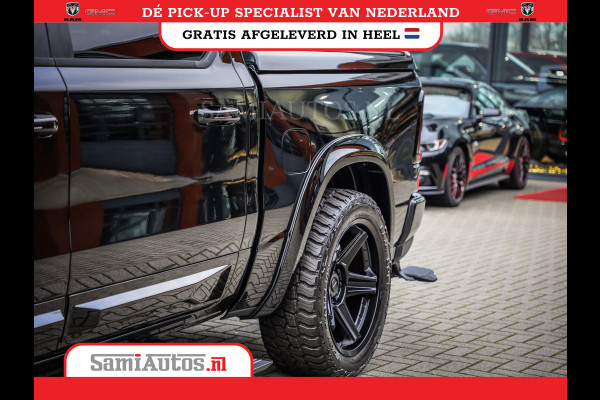 Dodge Ram NIGHT PREMIUM 2025 | BOM VOL + 14.4 INCH SCHERM | LUCHTVERING | HUD | HURRICANE 420PK 636 Nm | PRIJS MET LPG EN COVER EN GARANTI DUBBELE CABINE | PICK UP | 5 PERSOONS | DC | GRIJSKENTEKEN | VOORRAAD NR 2287 - 3384