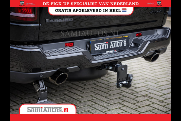 Dodge Ram NIGHT PREMIUM 2025 | BOM VOL + 14.4 INCH SCHERM | LUCHTVERING | HUD | HURRICANE 420PK 636 Nm | PRIJS MET LPG EN COVER EN GARANTI DUBBELE CABINE | PICK UP | 5 PERSOONS | DC | GRIJSKENTEKEN | VOORRAAD NR 2287 - 3384