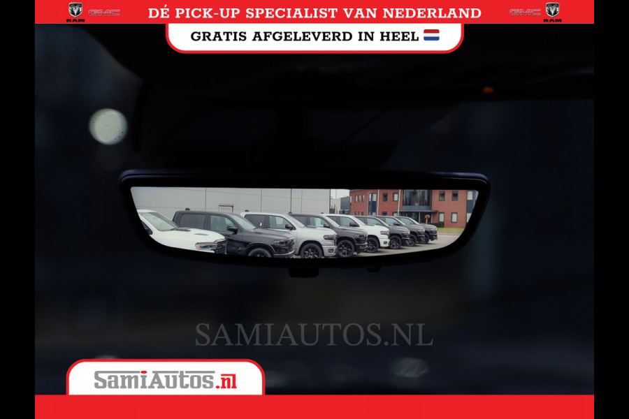 GMC Sierra Denali 6.2 V8 426PK | VIRTUAL COCKPIT | HEAD-UP | LANE ASSIST | 360 CAMERA | BLACK LEDER | DUBBELE CABINE | 5 PERSOONS |  GARANTIE | DC | Pick up VOORRAAD NR 419189