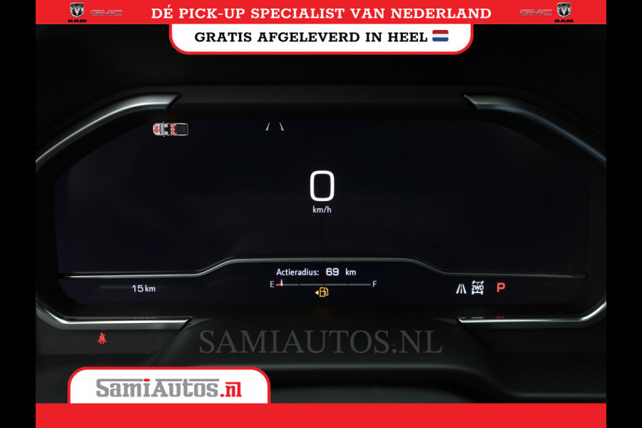 GMC Sierra Denali 6.2 V8 426PK | VIRTUAL COCKPIT | HEAD-UP | LANE ASSIST | 360 CAMERA | BLACK LEDER | DUBBELE CABINE | 5 PERSOONS |  GARANTIE | DC | Pick up VOORRAAD NR 419189