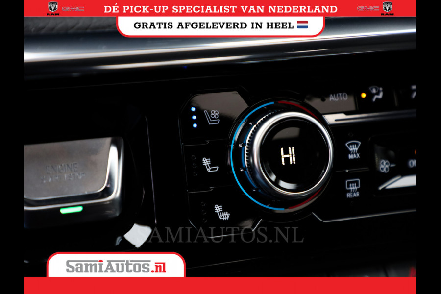 GMC Sierra Denali 6.2 V8 426PK | VIRTUAL COCKPIT | HEAD-UP | LANE ASSIST | 360 CAMERA | BLACK LEDER | DUBBELE CABINE | 5 PERSOONS |  GARANTIE | DC | Pick up VOORRAAD NR 419189