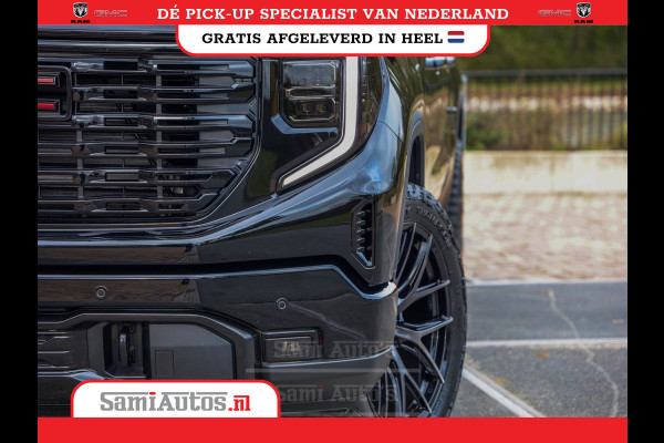 GMC Sierra Denali 6.2 V8 426PK | VIRTUAL COCKPIT | HEAD-UP | LANE ASSIST | 360 CAMERA | BLACK LEDER | DUBBELE CABINE | 5 PERSOONS |  GARANTIE | DC | Pick up VOORRAAD NR 419189