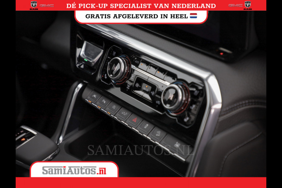 GMC Sierra Denali 6.2 V8 426PK | VIRTUAL COCKPIT | HEAD-UP | LANE ASSIST | 360 CAMERA | BLACK LEDER | DUBBELE CABINE | 5 PERSOONS |  GARANTIE | DC | Pick up VOORRAAD NR 419189