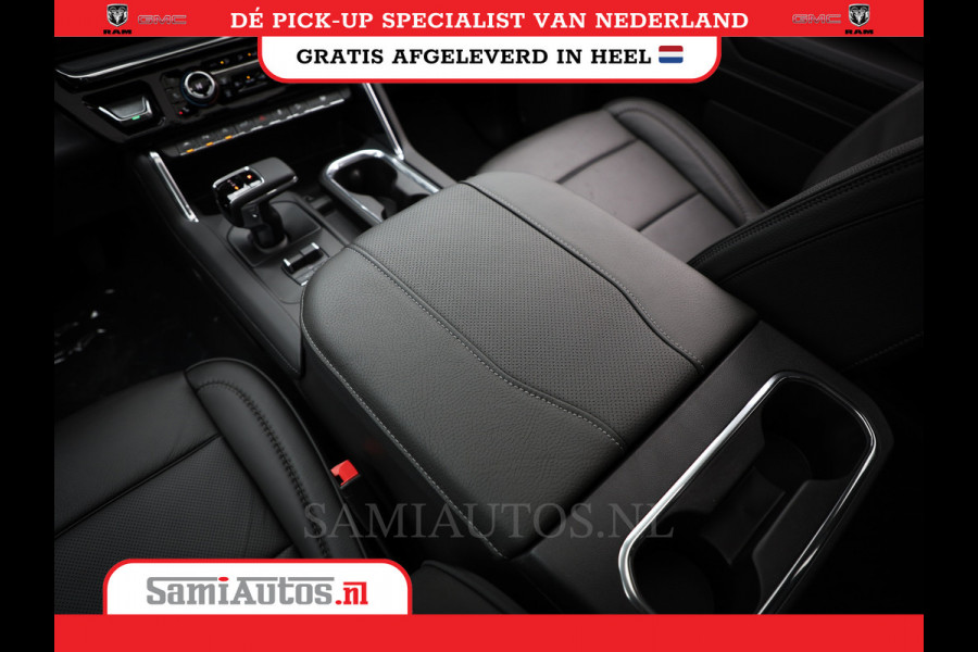 GMC Sierra Denali 6.2 V8 426PK | VIRTUAL COCKPIT | HEAD-UP | LANE ASSIST | 360 CAMERA | BLACK LEDER | DUBBELE CABINE | 5 PERSOONS |  GARANTIE | DC | Pick up VOORRAAD NR 419189