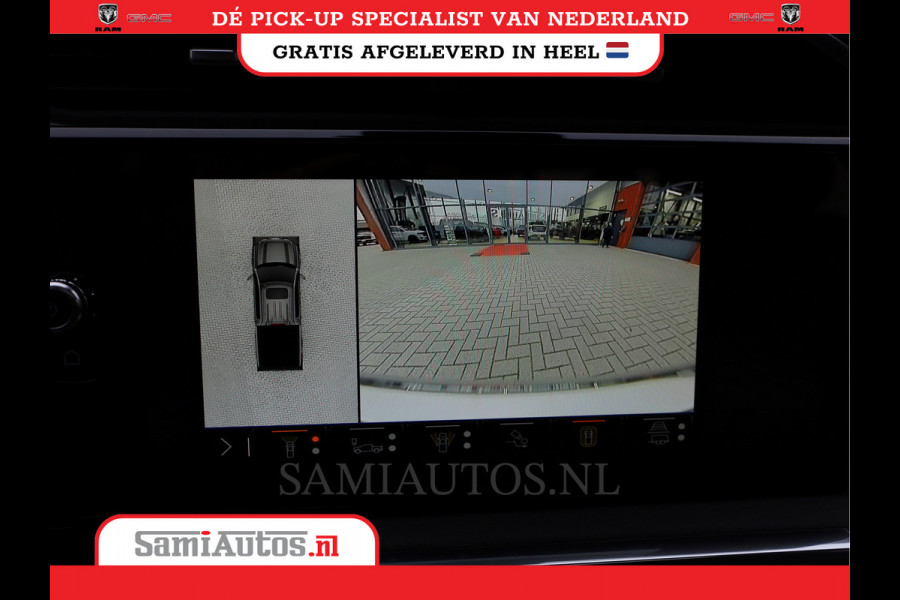 GMC Sierra Denali 6.2 V8 426PK | VIRTUAL COCKPIT | HEAD-UP | LANE ASSIST | 360 CAMERA | BLACK LEDER | DUBBELE CABINE | 5 PERSOONS |  GARANTIE | DC | Pick up VOORRAAD NR 419189