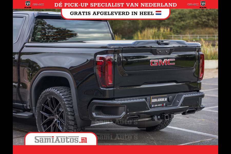 GMC Sierra Denali 6.2 V8 426PK | VIRTUAL COCKPIT | HEAD-UP | LANE ASSIST | 360 CAMERA | BLACK LEDER | DUBBELE CABINE | 5 PERSOONS |  GARANTIE | DC | Pick up VOORRAAD NR 419189