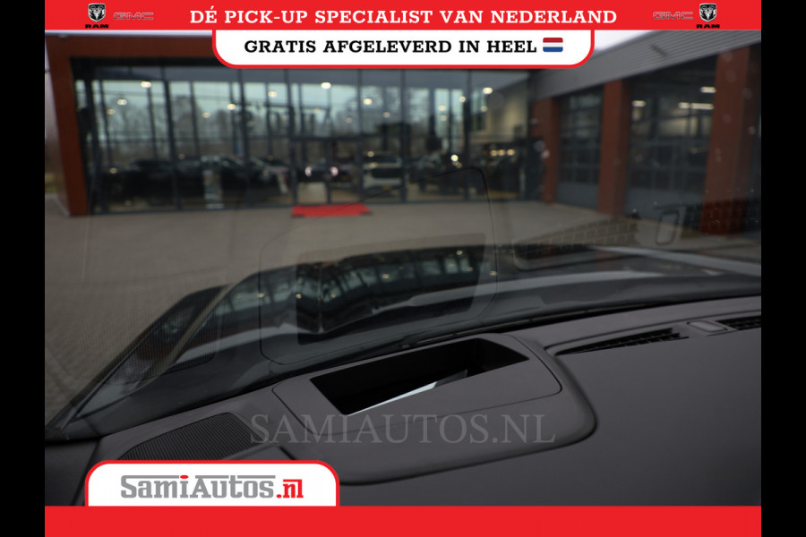 GMC Sierra Denali 6.2 V8 426PK | VIRTUAL COCKPIT | HEAD-UP | LANE ASSIST | 360 CAMERA | BLACK LEDER | DUBBELE CABINE | 5 PERSOONS |  GARANTIE | DC | Pick up VOORRAAD NR 419189