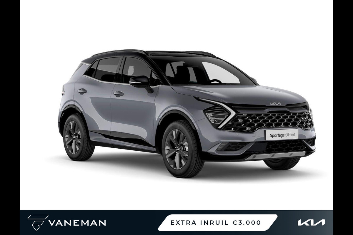 Kia Sportage 1.6 T-GDi Hybrid GT-PlusLine Binnenkort leverbaar l Achterbank verwarmd Kia Sportage 1.6 T-GDi Hybrid GT-PlusLine Binnenkort leverbaar l Achterbank verwarmd