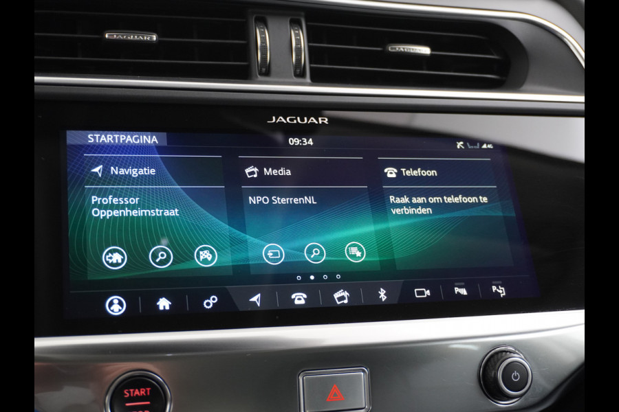Jaguar I-PACE EV400 SE 90kWh 4WD Leer Adaptieve Cruise Control 20" Meridan®-Audio Apple Carplay Android Auto DAB PDC Keyless entry/start LED LmvBluetooth WiFi Verkeersbord detectie Uitparkeer waarschuwing Business Edition 400PK 696NM Koppel