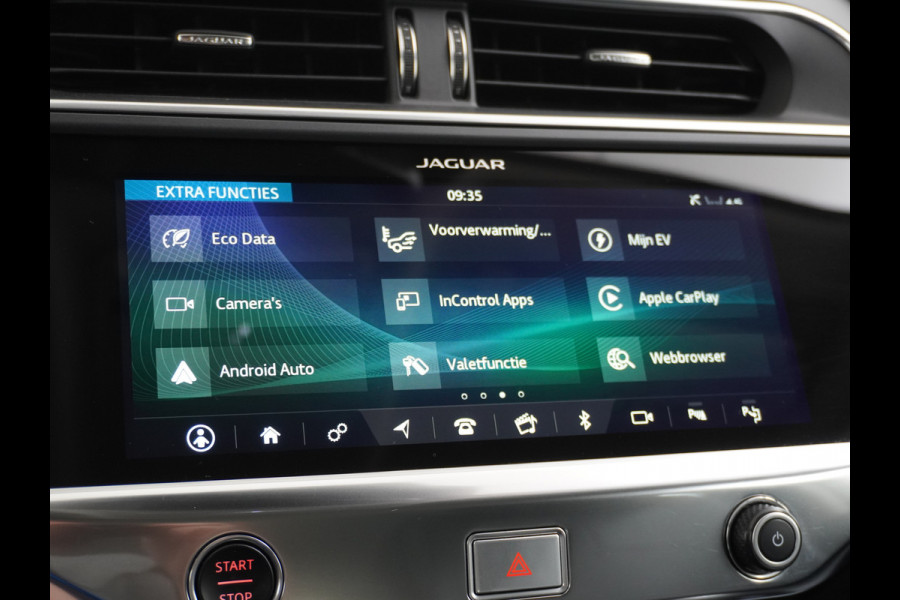 Jaguar I-PACE EV400 SE 90kWh 4WD Leer Adaptieve Cruise Control 20" Meridan®-Audio Apple Carplay Android Auto DAB PDC Keyless entry/start LED LmvBluetooth WiFi Verkeersbord detectie Uitparkeer waarschuwing Business Edition 400PK 696NM Koppel