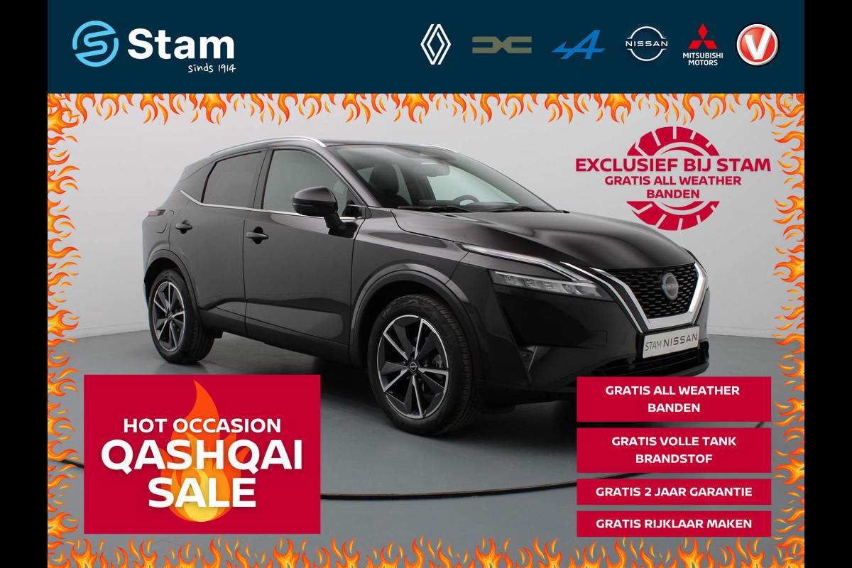 Nissan QASHQAI 158pk MHEV Xtronic Tekna Adapt. cruise | 360° Camera | Head-Up | Navi | Panoramadak Nissan QASHQAI 158pk MHEV Xtronic Tekna Adapt. cruise | 360° Camera | Head-Up | Navi | Panoramadak